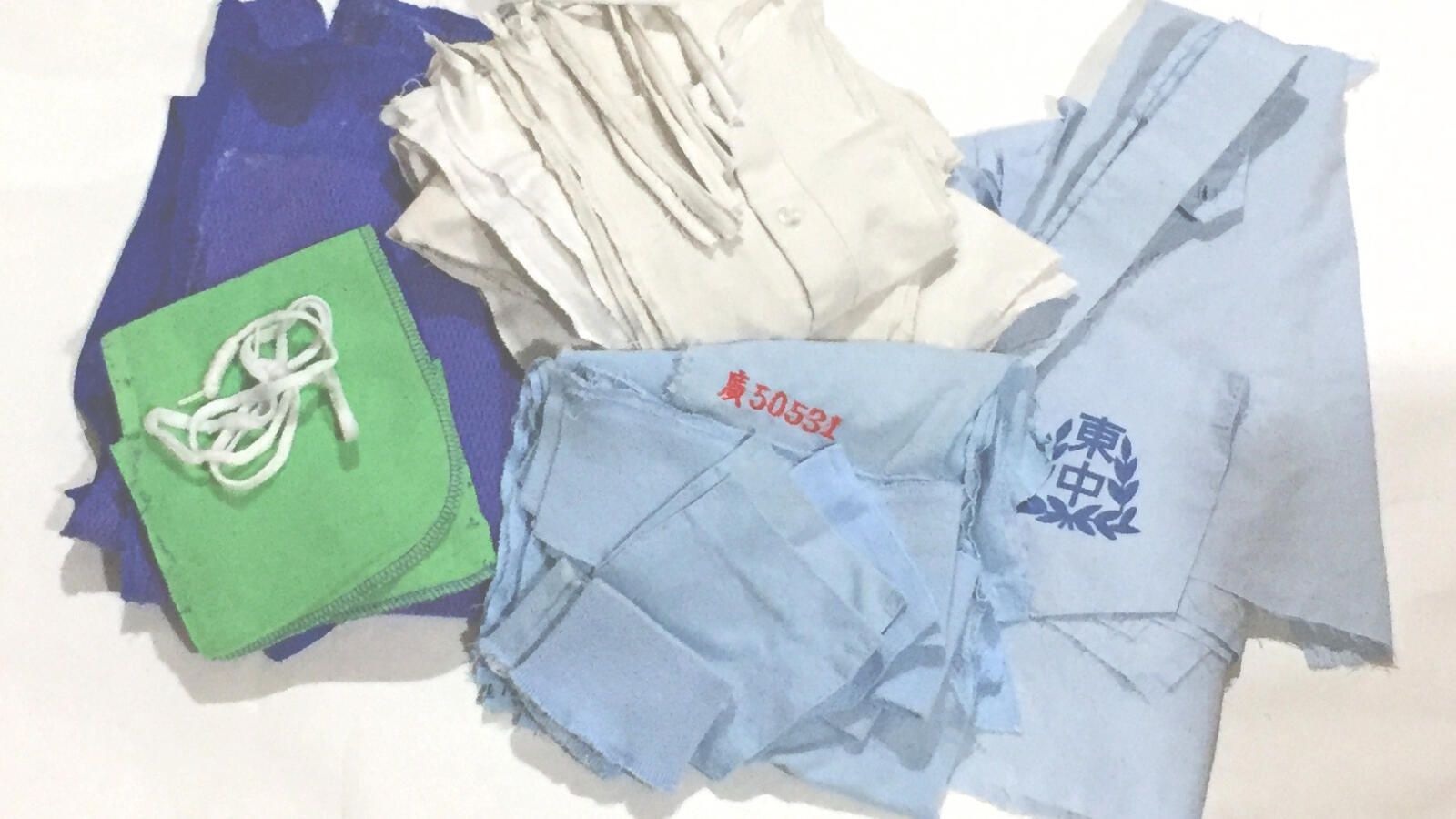 Taiwanese school shirt worn in a different cultural context.